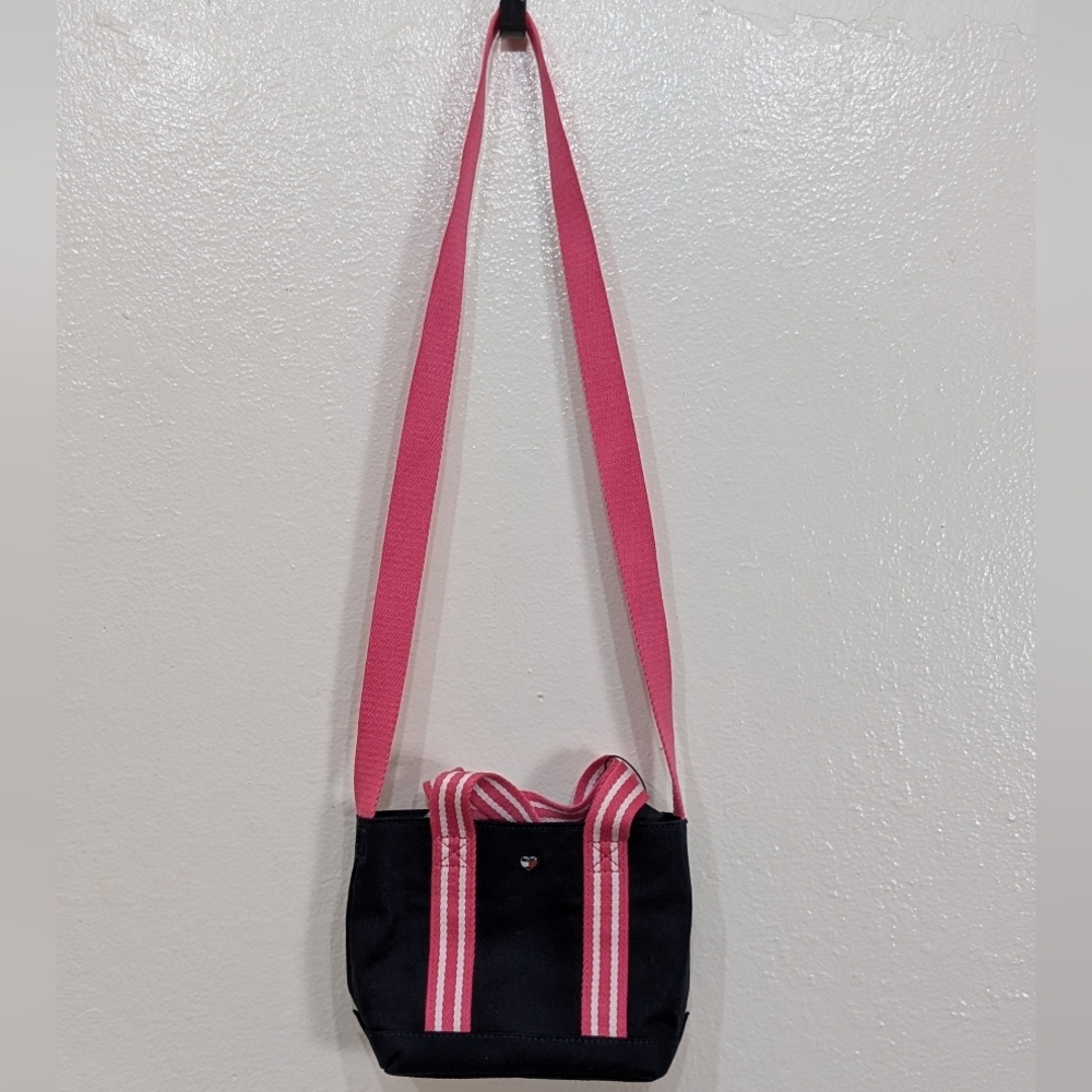 Tommy Hilfiger Black and Pink Kids Bag